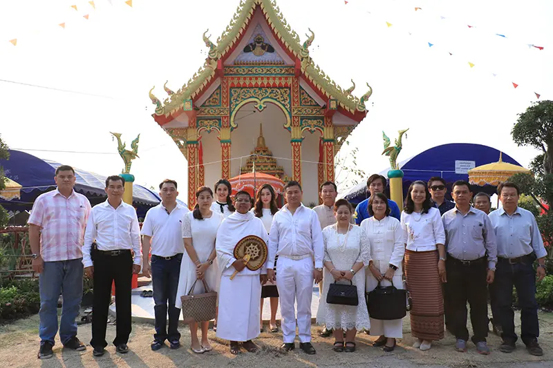 งานผูกพัทธสีมาปิดทองฝังลูกนิมิตพระอุโบสถกลางน้ำ