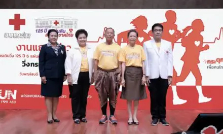 สภากาชาดไทย จัดแถลงข่าว “โครงการเดินวิ่ง 125 ปี 6 แผ่นดิน 3 องค์สภานายิกาสภากาชาดไทย” หรือ “วิ่งกระตุกหัวใจ”