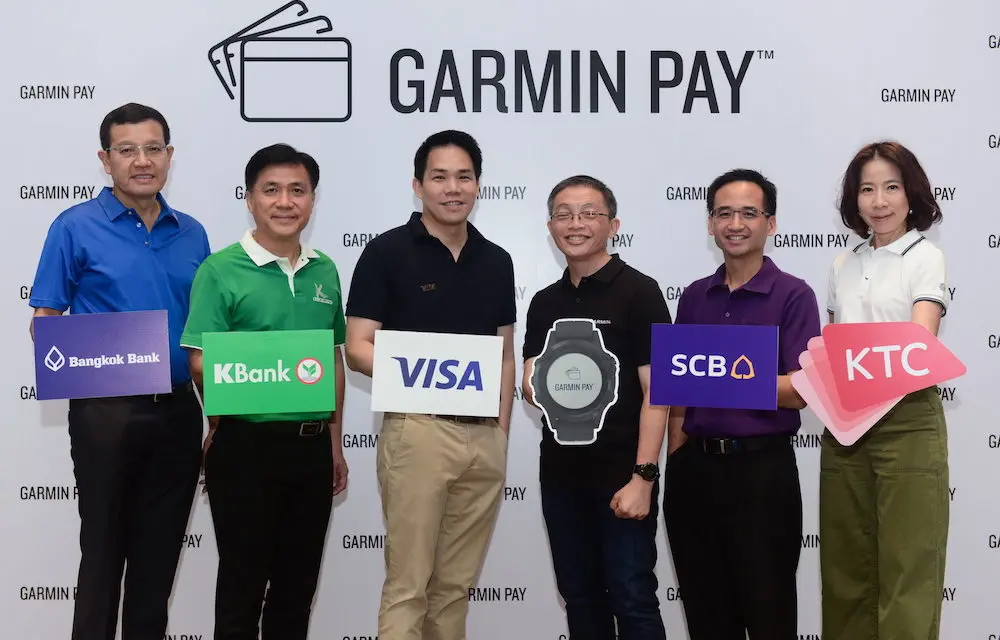 ฟีเจอร์การชำระเงินไร้สัมผัสใหม่ล่าสุดบนนาฬิกาข้อมือสมาร์ตวอทช์ GARMIN ช่วยให้ลูกค้าสะดวกในการชำระเงินได้ง่าย และรวดเร็วมากยิ่งขึ้น