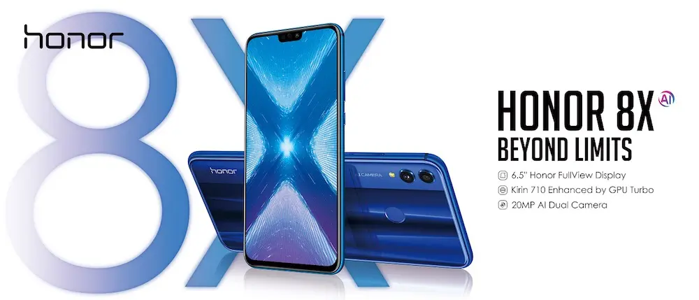 HONOR 8X เริ่มวางจำหน่ายตั้งแต่วันที่ 3 พฤศจิกายน นี้เป็นต้นไป