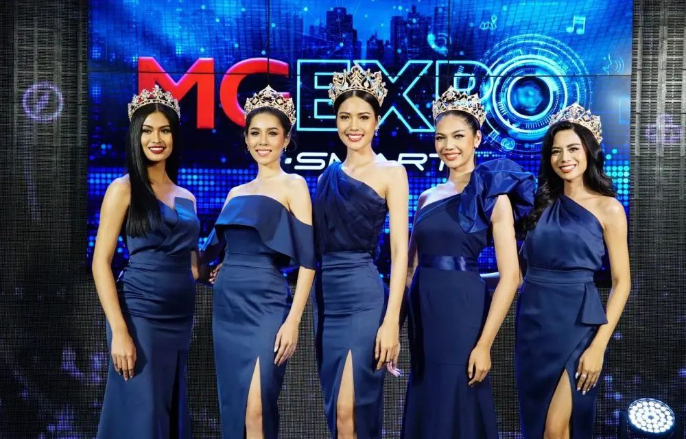 Miss Grand Thailand 2018 เยี่ยมชมนวัตกรรมยานยนต์อัจฉริยะ i-SMART ที่งาน MG Expo 2018