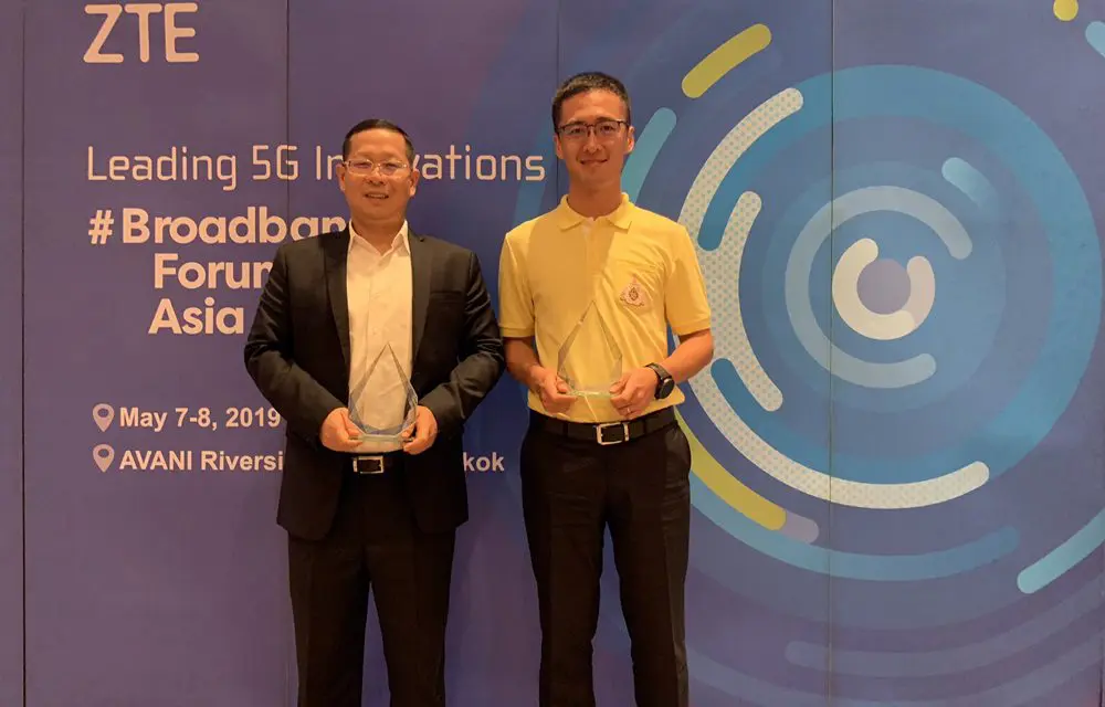 ZTE คว้ารางวัลชนะเลิศ Best Access Solution Award ณ งาน Broadband Forum Asia 2019