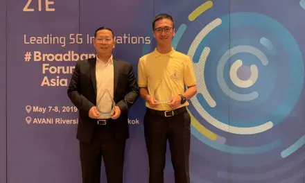 ZTE คว้ารางวัลชนะเลิศ Best Access Solution Award ณ งาน Broadband Forum Asia 2019