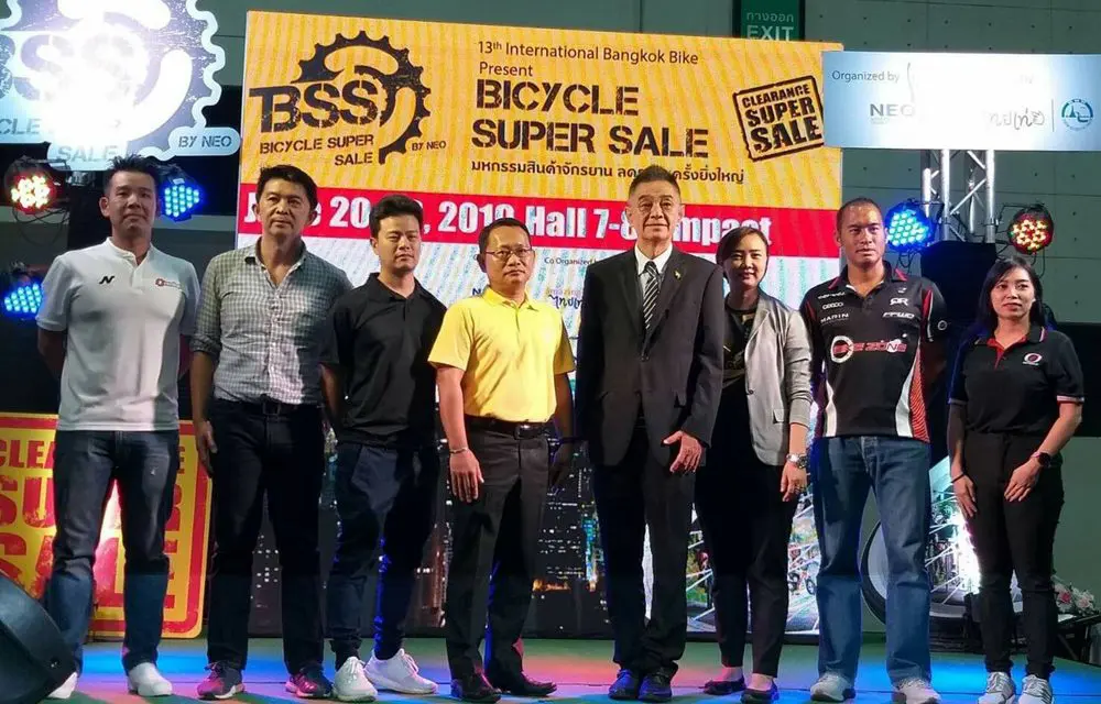 เริ่มแล้ว Bicycle Super Sale 2019 มหกรรมสินค้าจักรยาน ลดราคา ครั้งยิ่งใหญ่ นีโอฯ ดึงจักรยานแบรนด์ดังลดจัดหนักที่แรกในไทย คาดเงินสะพัดในงานไม่น้อยกว่า 500 ล้านบาท