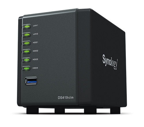 Synology® เปิดตัว DiskStation DS419slim คลาวด์ส่วนตัวขนาดเล็กสุดกะทัดรัด NAS ขนาดเล็กพอดีมือ ที่ออกแบบมาเพื่อโฮมออฟฟิศและการใช้งานภายในบ้าน