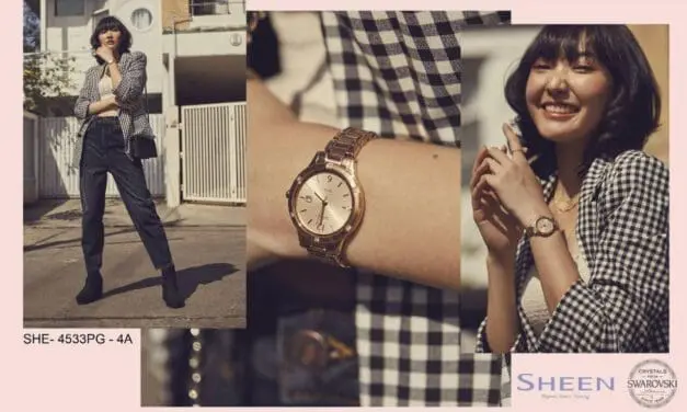 CASIO เปิดแบรนด์นาฬิกาน้องใหม่ “SHEEN” เจาะกลุ่มสาวยุคใหม่ ด้วยดีไซน์สุดเก๋ และเปล่งประกายจาก คริสตัล สวารอฟสกี้ SHEEN นาฬิกาMetal เรือนแรก ของสาววัยใส ในราคาที่จับต้องได้