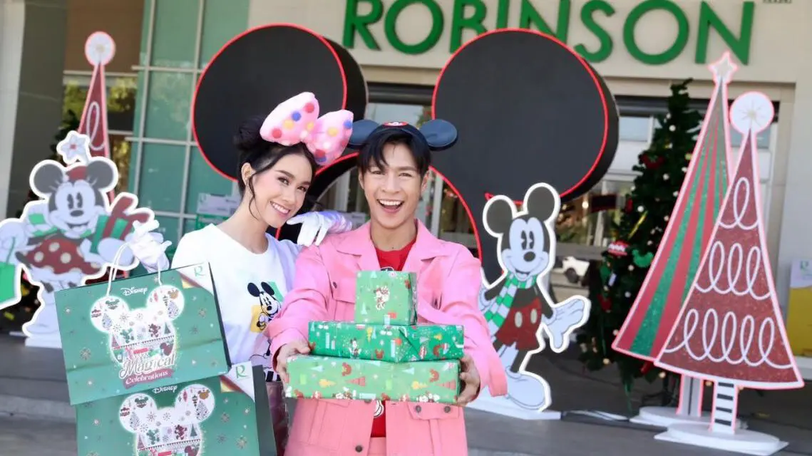 ห้างสรรพสินค้าโรบินสัน เปิดบิ๊กแคมเปญ ‘ROBINSON MAGICAL CELEBRATION’ รับบิ๊กซีซันนอลปีใหม่ ชูไฮไลท์เด็ด จับมือ ‘ดิสนีย์ ประเทศไทย’ สร้างประสบการณ์ความสุขสุดพิเศษในการช้อปปิ้ง พร้อมพันธมิตรชั้นนำอื่นๆ ร่วมจัดหนักดีลพิเศษมากมาย