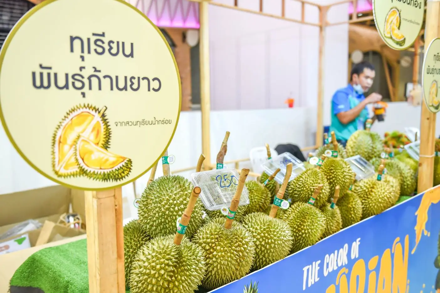 THE COLOR OF DURIAN & EASTERN FRUITS