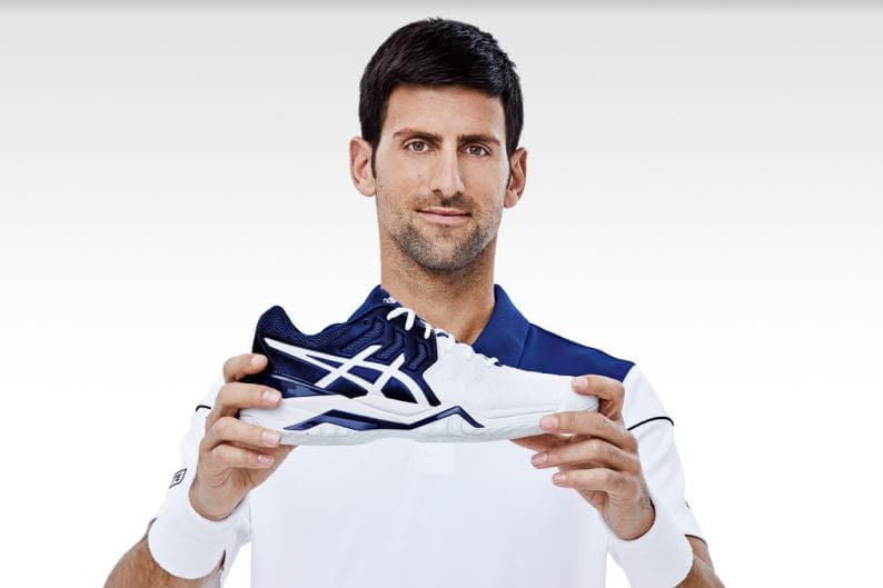 ASICS จับมือกับนักเทนนิสมือวางอันดับโลก NOVAK DJOKOVIC  ผนึกกำลังพร้อมคว้าชัยชนะทุกสนาม