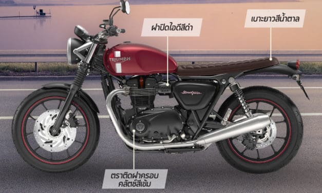 “ไทรอัมพ์ มอเตอร์ไซเคิลส์” เปิดโปรโมชั่นจัดเต็มรับหน้าฝน