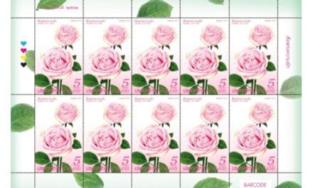 ไปรษณีย์ไทย เปิดตัวแสตมป์ “กุหลาบคู่ผลิบาน” รับวาเลนไทน์