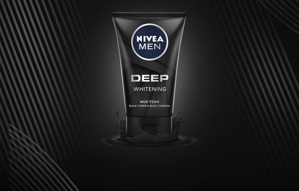 นีเวีย เมน ดีพ ไวท์เทนนิ่ง มัด โฟม บำรุงล้ำลึก ตัวช่วยความหล่อใสดูมีออร่า