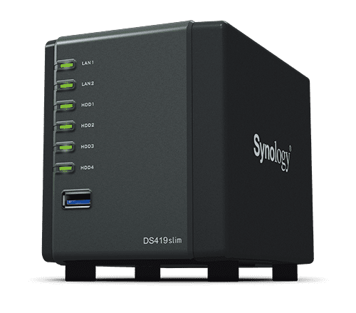 Synology® เปิดตัว DiskStation DS419slim คลาวด์ส่วนตัวขนาดเล็กสุดกะทัดรัด NAS ขนาดเล็กพอดีมือ ที่ออกแบบมาเพื่อโฮมออฟฟิศและการใช้งานภายในบ้าน