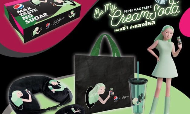 “เป๊ปซี่” นำเสนอชุดผลิตภัณฑ์ “Pepsi Max Taste Cream Soda” พร้อมไอเท็มพิเศษออกแบบลายเส้นสุดพิเศษโดยศิลปินก้องกาน จำหน่ายบนช้อปปี้เท่านั้น