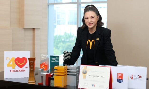 แมคโดนัลด์ ประเทศไทย ฉลอง 40 ปี แห่งความสำเร็จ คว้ารางวัลแห่งความภาคภูมิใจจากหลายสถาบัน ตอกย้ำการเป็นองค์กรคุณภาพระดับประเทศ “การันตีความเป็นเลิศทั้งด้านธุรกิจ พร้อมขับเคลื่อนสังคมอย่างยั่งยืน”