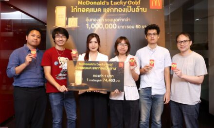 แมคโดนัลด์ แจกจริง โชคทองมูลค่ารวมกว่า 1 ล้านบาท จากแคมเปญ ‘ไก่ทอดแมค แจกทองเป็นล้าน’